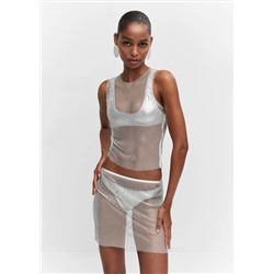 Top malla detalle cristal