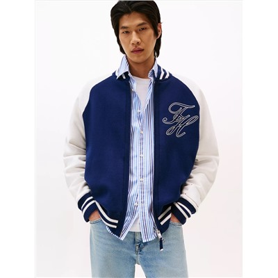 Knit Varsity Bomber