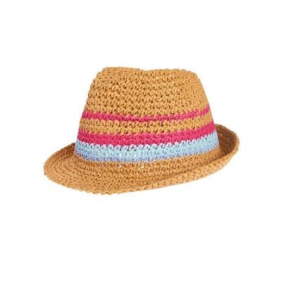 Crochet Straw Fedora