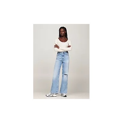 Tommy Jeans Ribbed Scoop-Neck Henley