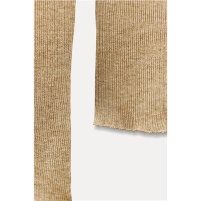 RIBBED LONG SLEEVE T-SHIRT