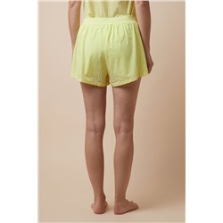 Short Zelia Amarillo acidulado