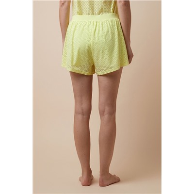 Short Zelia Amarillo acidulado