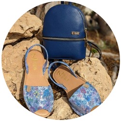 AB.Zapatos · 320-8 · estampado azul +AB.Z · 147  (430) azul