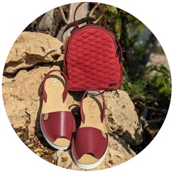 AB.Zapatos · 3202 · Granate+AB.Z · Pelle · mochila 421 (650) Granate АКЦИЯ