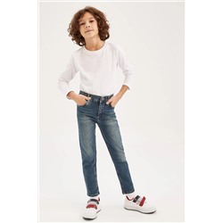 Defacto Erkek Çocuk Slim Fit Jean Pantolon Y7935A622WN