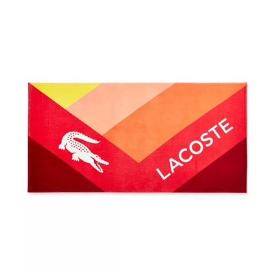LACOSTE HOME Kaleidoscope Signature Cotton Beach Towel