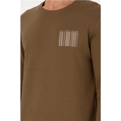 Erkek Haki Sweatshirt