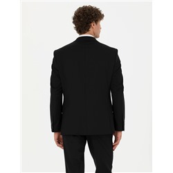Siyah Slim Fit Takım Elbise