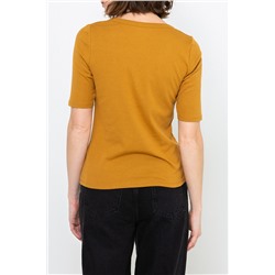 Camiseta Mostaza oscuro