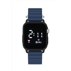 Aqua Di Polo 1987, Unisex Lacivert Silikon Dijital Led Kol Saati APWR033315