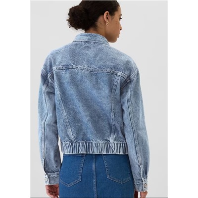 Relaxed Icon Denim Bomber Jacket