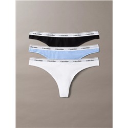 Modern Logo 3-Pack Low Rise Thong