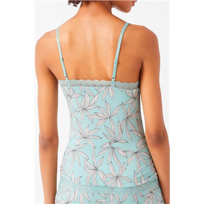 Top lencero Debbie Turquesa