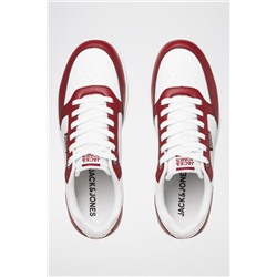 Zapatillas Blanco y burdeos
