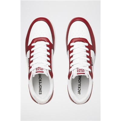 Zapatillas Blanco y burdeos