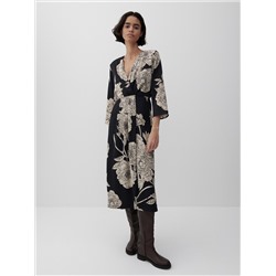 Kleid mit Kuvert-Ausschnitt