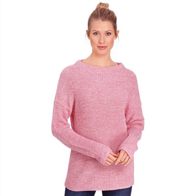 Damen Strickpullover mit Stehkragen