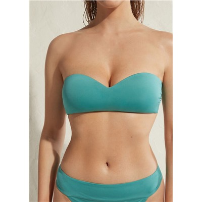 Bandeau-Bikinioberteil mit Wattierung Indonesia Eco