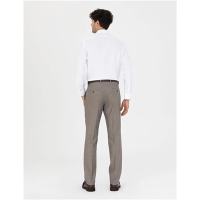 Açık Kahverengi Slim Fit Kumaş Pantolon