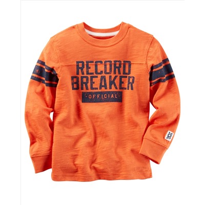 Long-Sleeve Record Breaker Graphic Tee