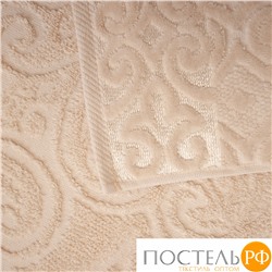 Велюровое полотенце 70х135 см Eleganta Aphrodite 500 г/м2, светло-бежевый