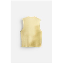 CAMISETA TANK PUNTO ESTAMPADO