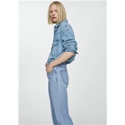 Jeans rectos tiro medio