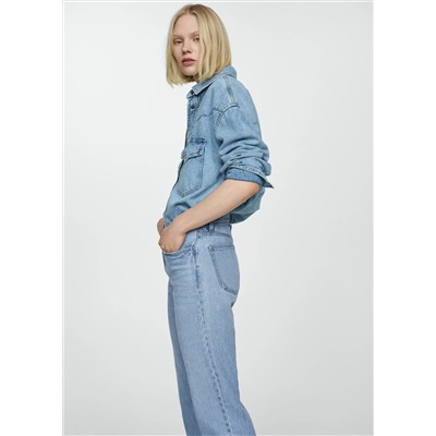 Jeans rectos tiro medio