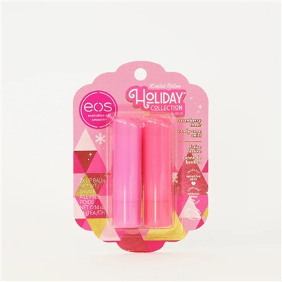 Strawberry Cheer & Candy Cane Swirl 2-Pack Lip Balm