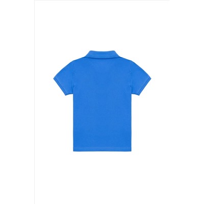 Erkek Çocuk Saks Basic Polo Yaka Tişört