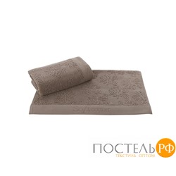 1010G10085124 Полотенце Soft cotton LEAF JAKARLI коричневый 50X100