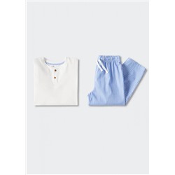 Pijama largo algodón -  Niño | MANGO OUTLET España