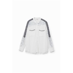 Camisa cenefas mensajes