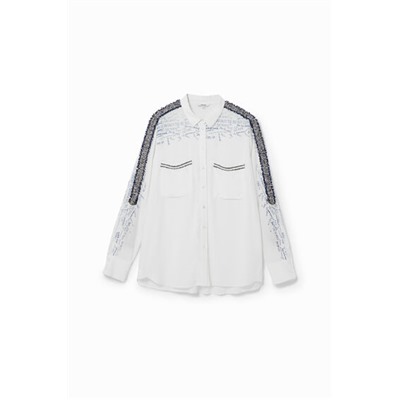 Camisa cenefas mensajes