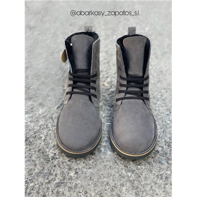 AB.Z. 27001/2 GRIS — С ДВОЙНЫМИ ШНУРКАМИ+PELLE · LUX