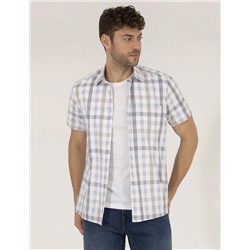 Mavi Regular Fit Kısa Kollu Gömlek