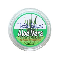 Бальзам для губ с кокосовым маслом и ароматом алоэ вера 5 мл / Aloe Vera natural lip moisturzer 5 ml