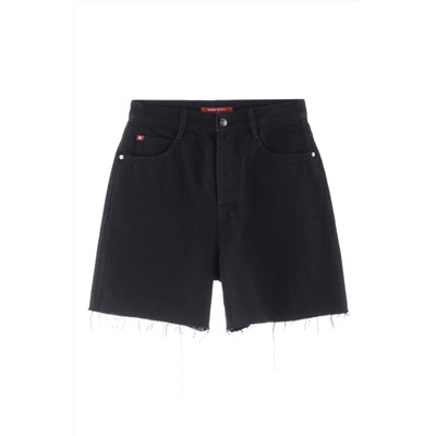 Short vaquero Negro