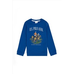 Erkek Çocuk Saks Sweatshirt