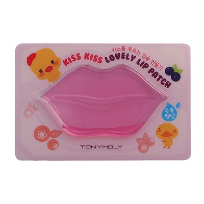 TONYMOLY KISS KISS LOVELY LIP PATCH Гидрогелевые патчи для губ 9г