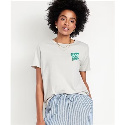 EveryWear Crew-Neck Graphic T-Shirt