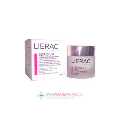 Lierac Déridium Crème Anti-Vieillissement Peaux Normales et Mixtes 50ml