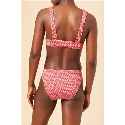 Braguita de biquini Austin Rojo y blanco