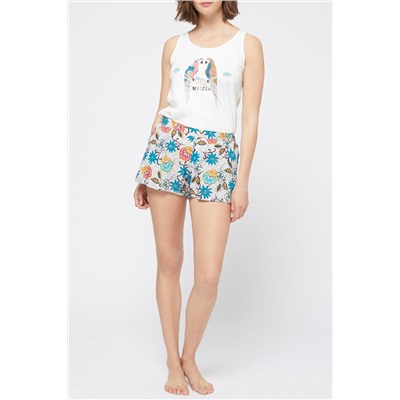 Short Veia Crudo y negro