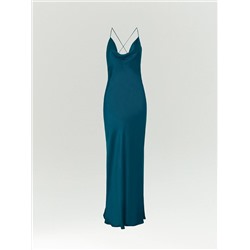 Платье макси с открытой спиной, PL1597/jewel