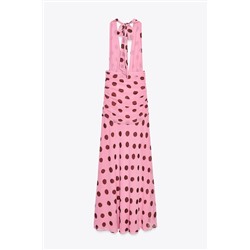POLKA DOT LONG DRESS