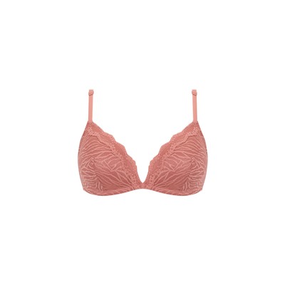 Sujetador CHARMING microfibra print cebra rosa