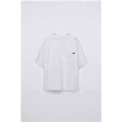 T-SHIRT WITH EMBROIDERED MOTIFS