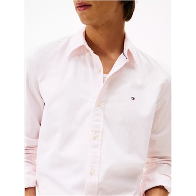 Regular Fit Stripe Stretch Oxford Shirt